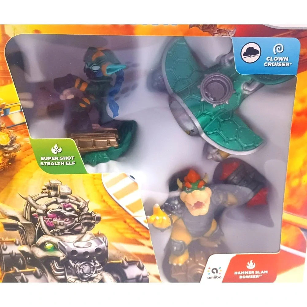 Skylanders SuperChargers Racing Starter Pack Wii NEW SEALED Bowser Amiibo Game